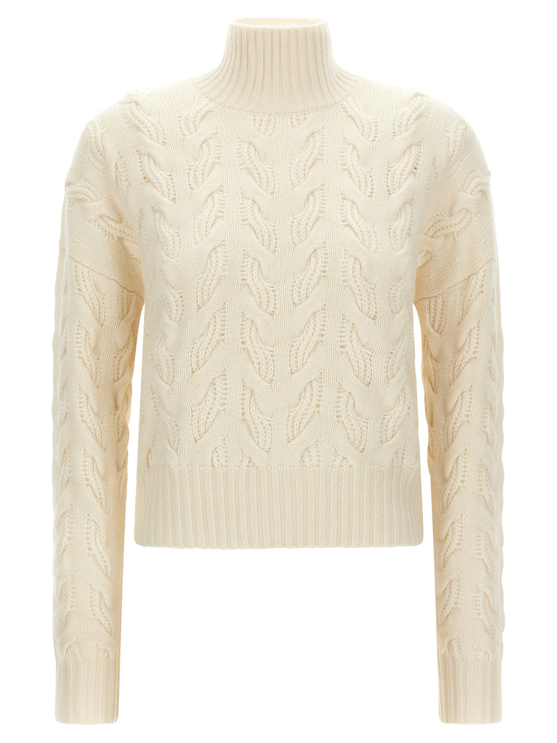 Max Mara White Wool Cardigan