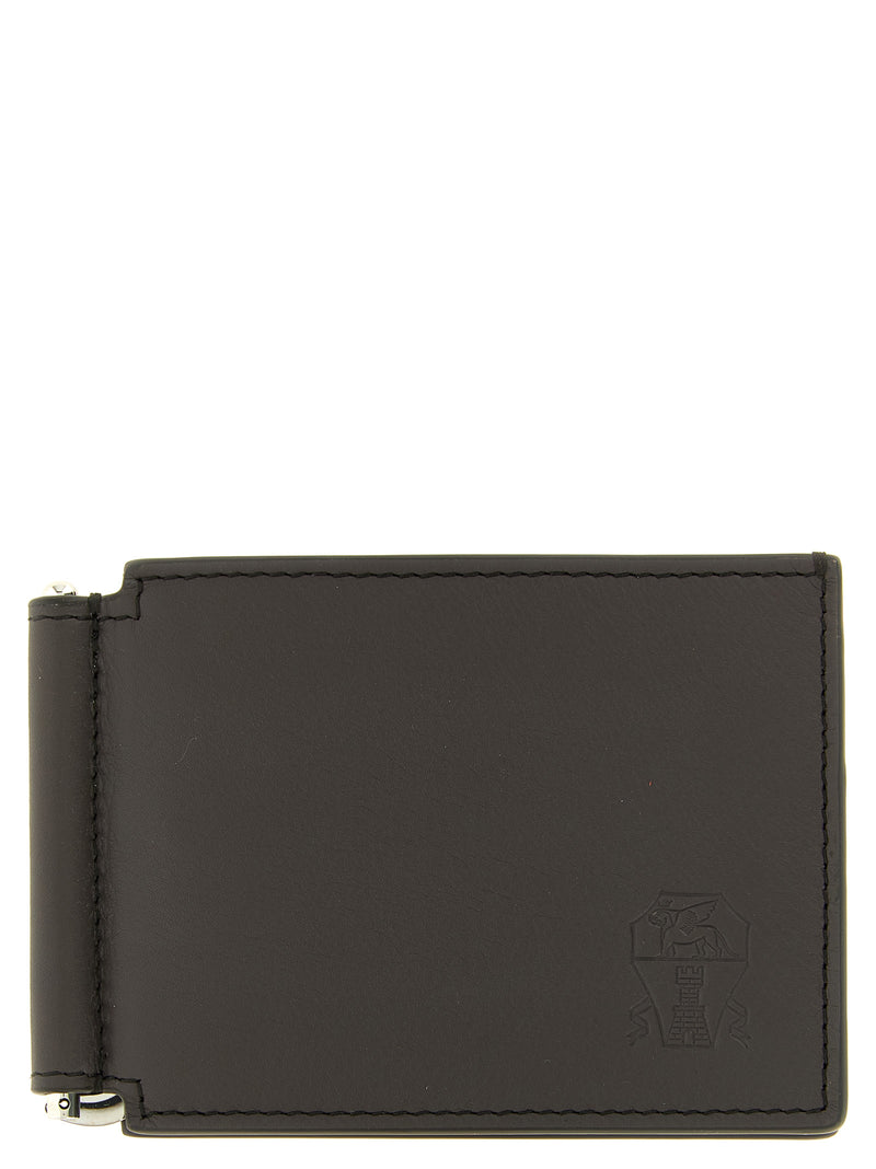 Brunello Cucinelli Brown Calfskin Money Clip
