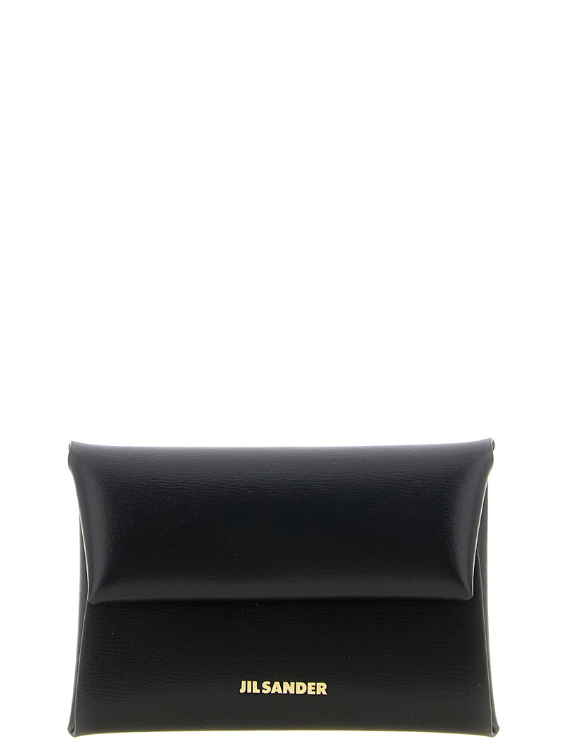 Jil Sander Black Calfskin Cardholder