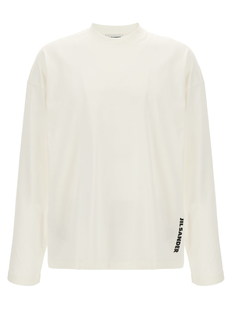 Jil Sander White Cotton T-Shirt
