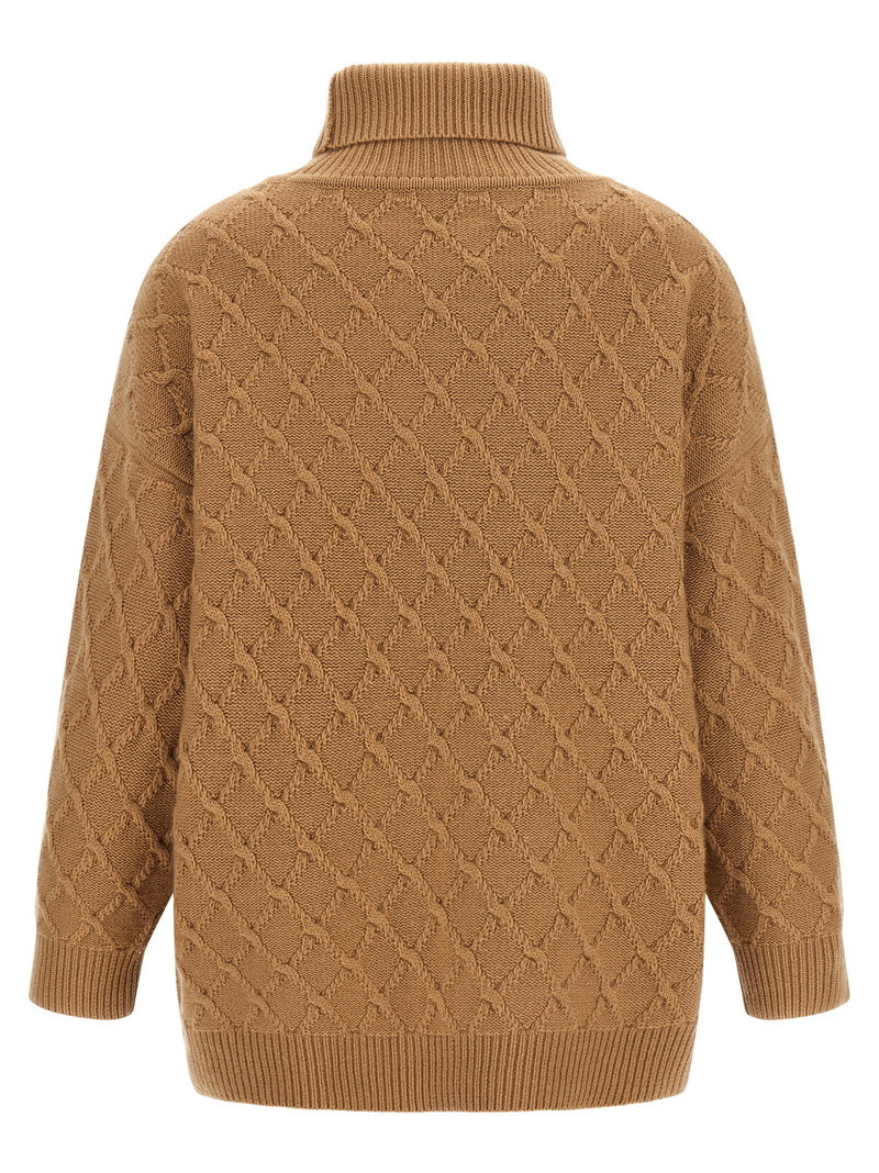 Max Mara Beige Wool Cardigan
