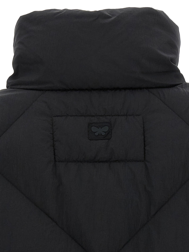 Max Mara Black Polyamide Full-Length Jacket