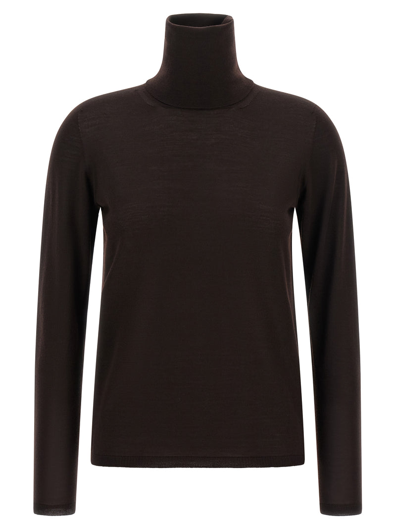 Max Mara Brown Virgin Wool Cardigan