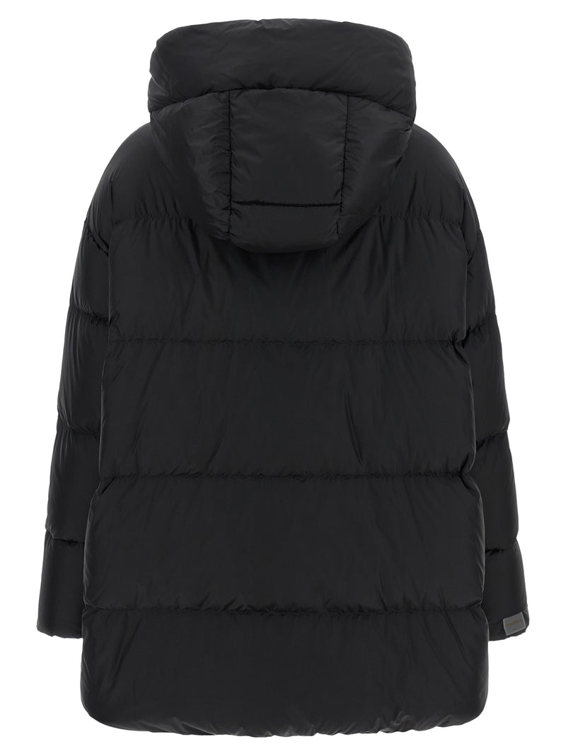 Max Mara Black Polyamide Full-Length Jacket