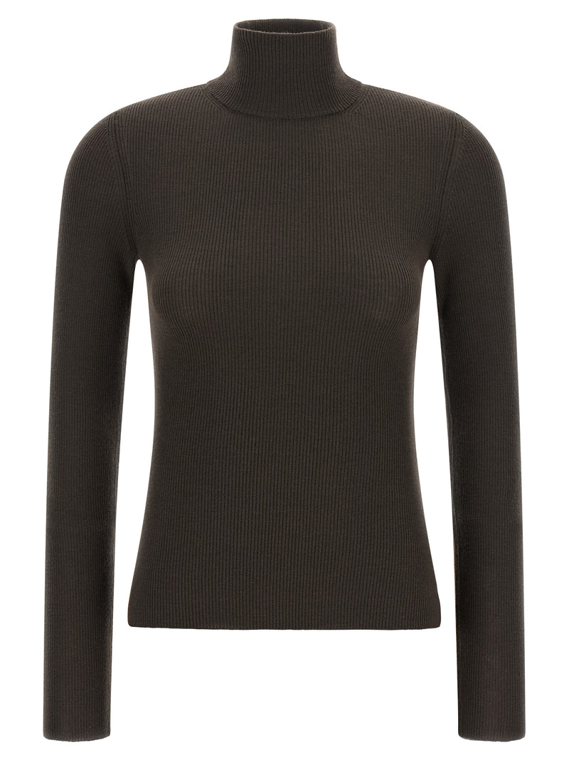 Max Mara Brown Virgin Wool Cardigan