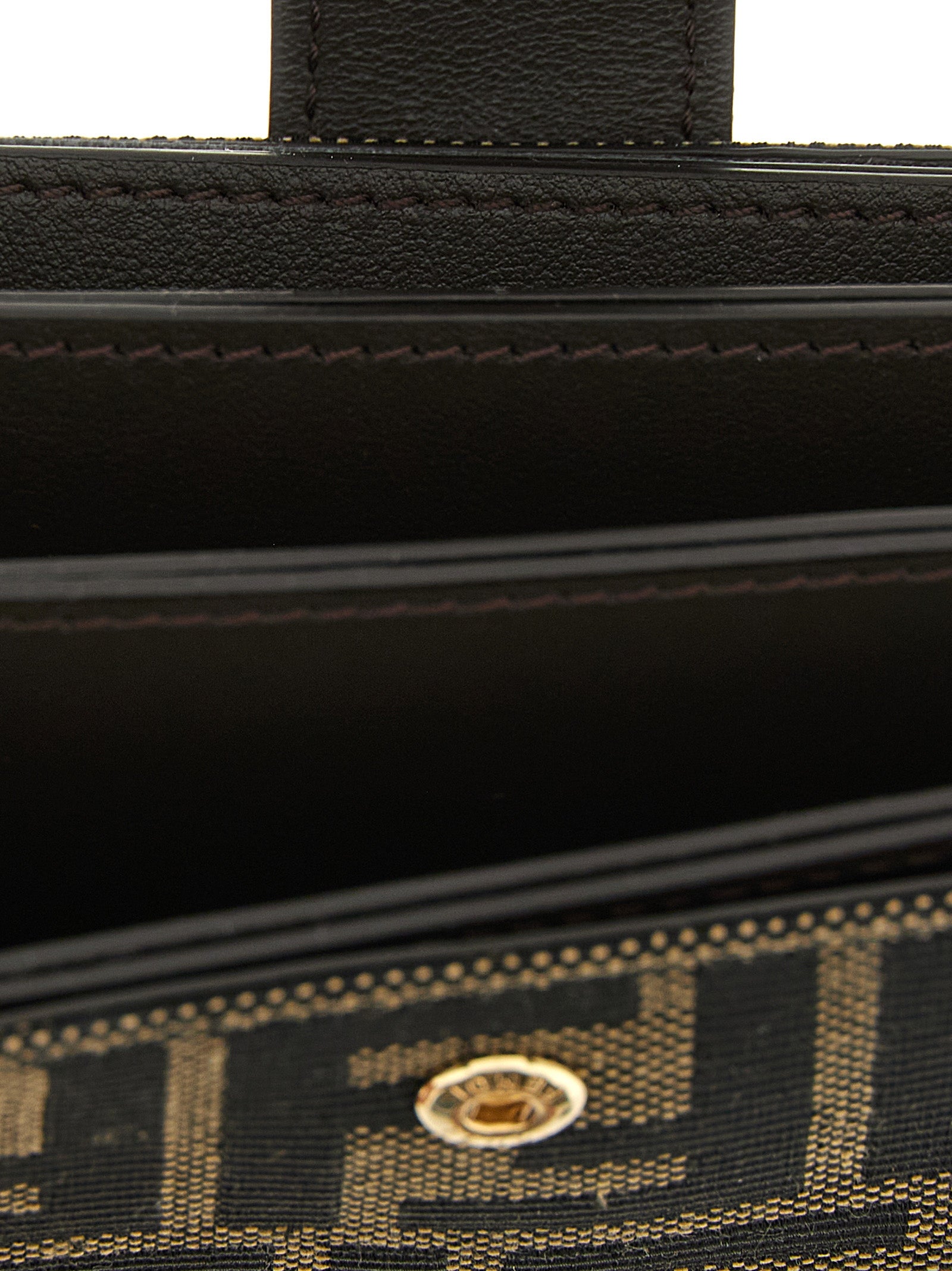 Fendi Brown Polyester Cardholder — Urbalenti NYC