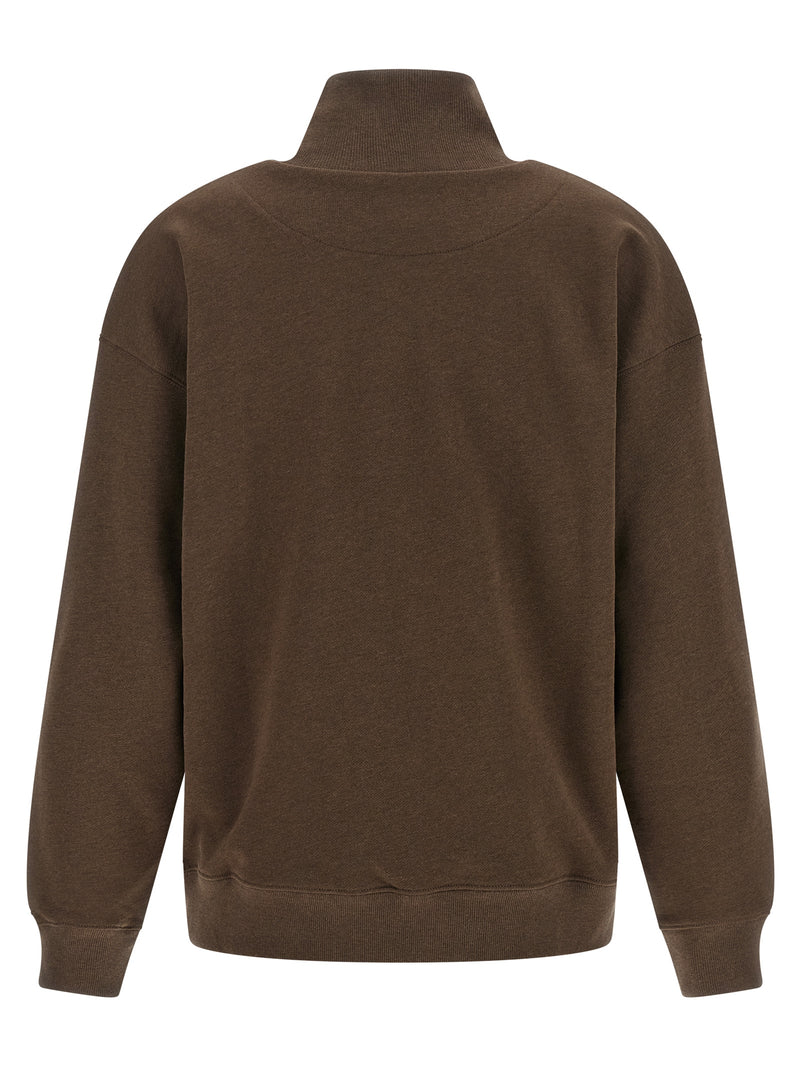 Maison Kitsuné Brown Organic Cotton Sweatshirt