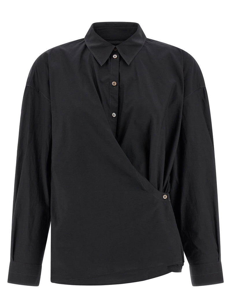 Lemaire Black Cotton Blouse