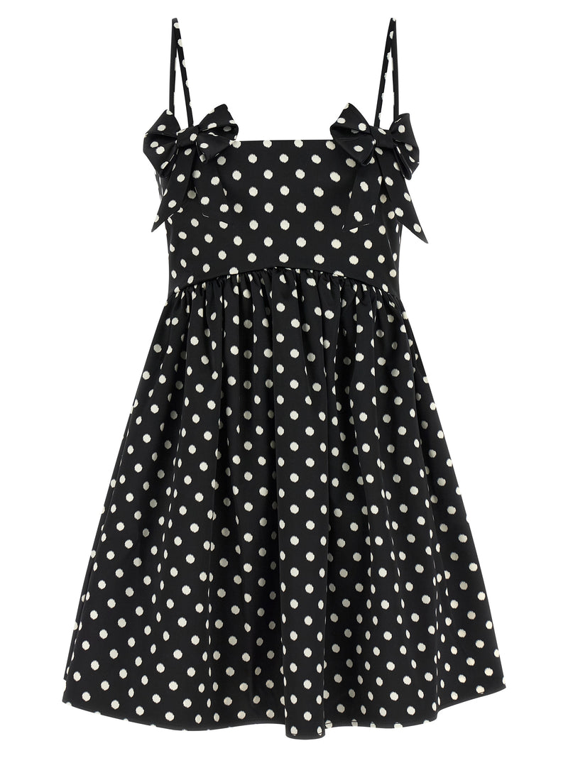 Ganni Black Polyester Short Dress