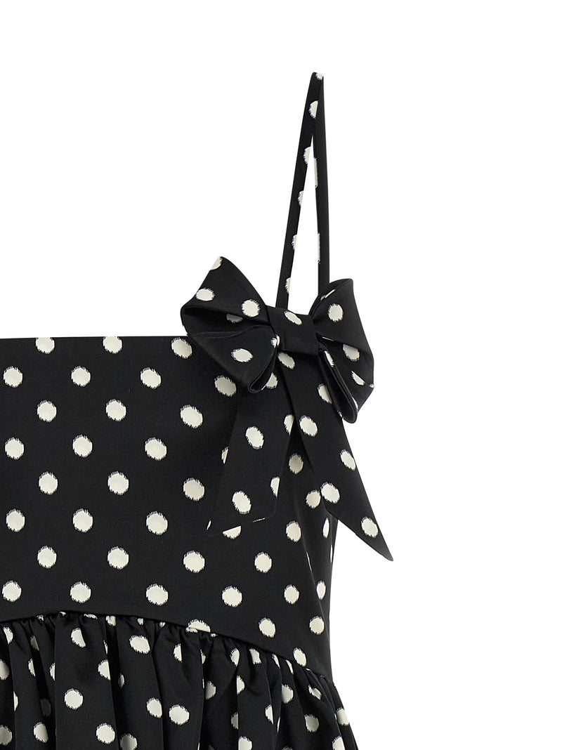 Ganni Black Polyester Short Dress