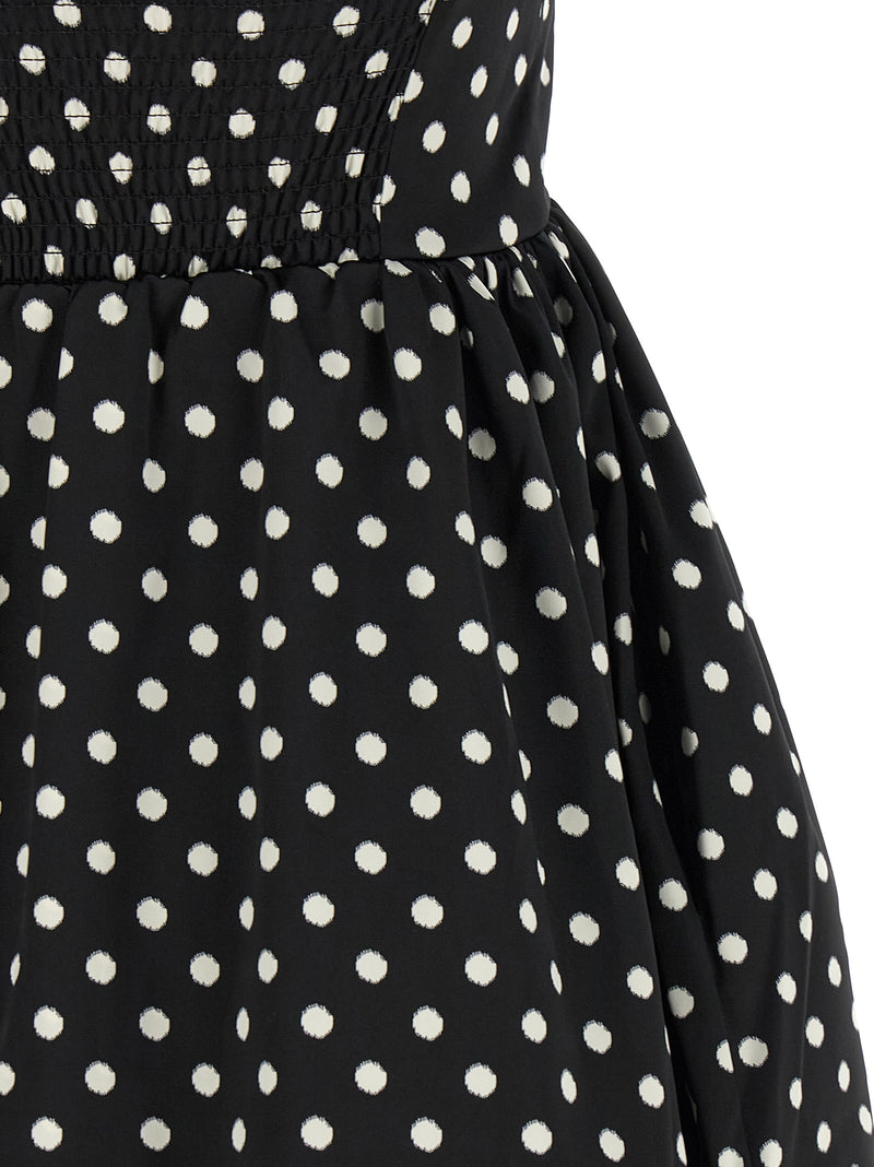 Ganni Black Polyester Short Dress