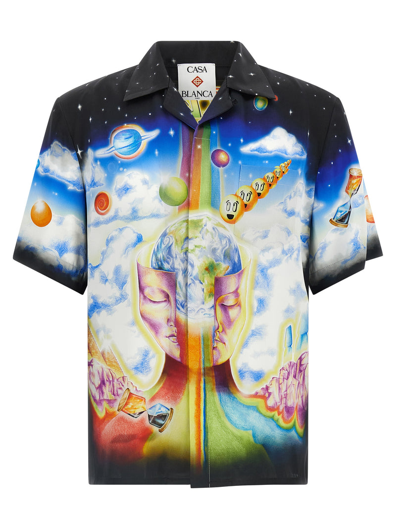 Blouse en soie Casablanca pour homme