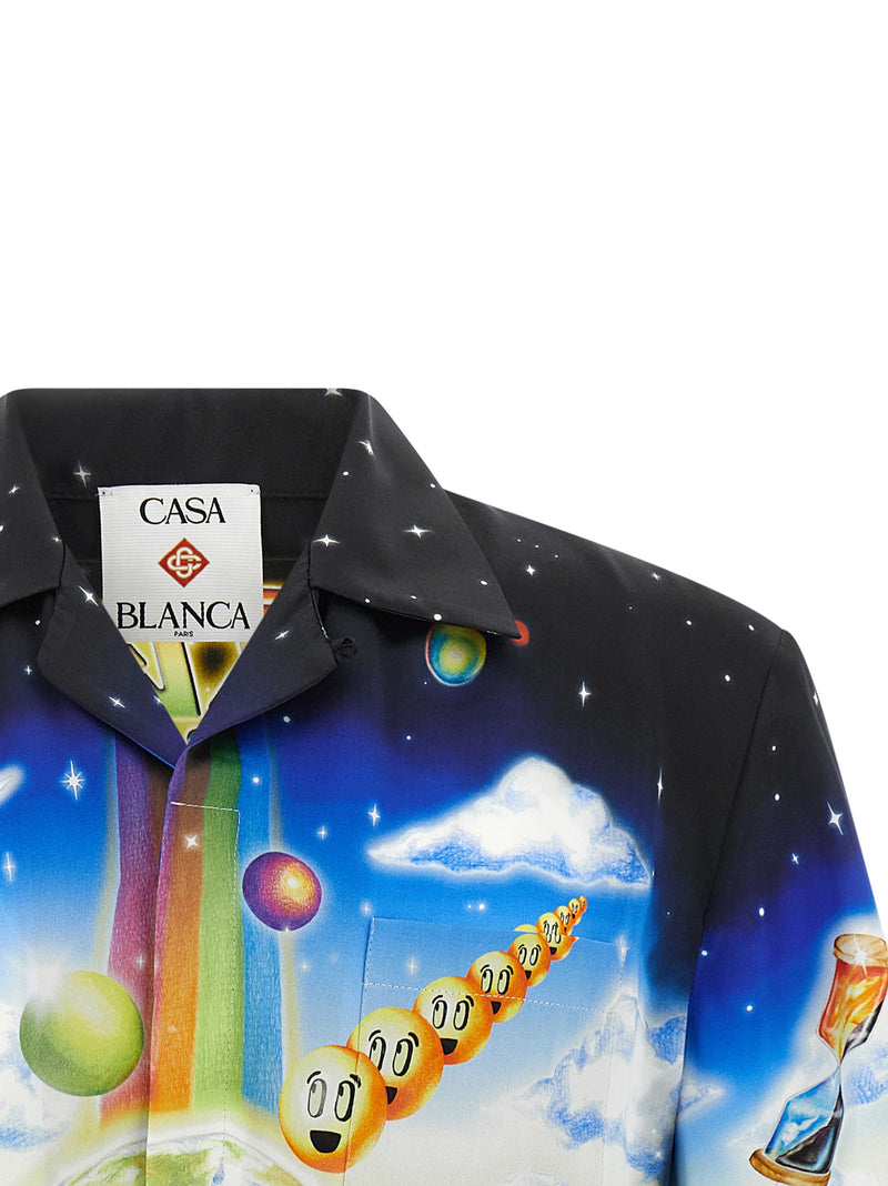 Blouse en soie Casablanca pour homme