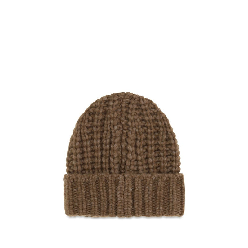 Moncler Grenoble Brown Alpaca Vicugna Pacos Beanie