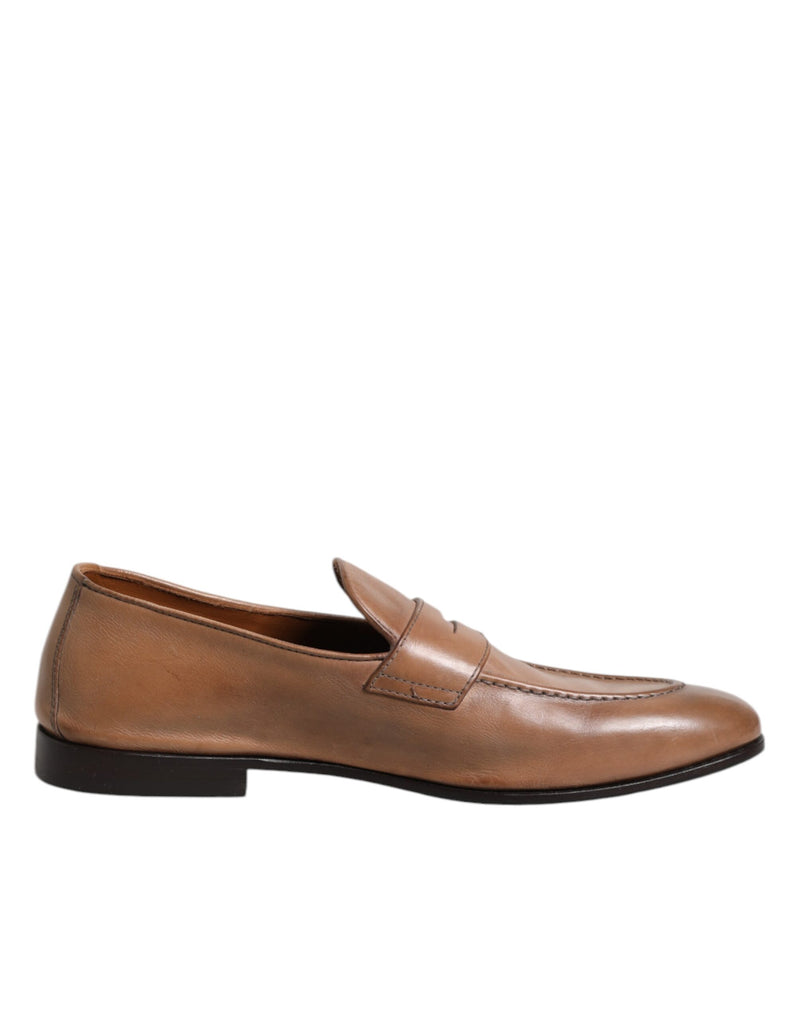 Mocassins à enfiler en cuir Brunello Cucinelli pour homme