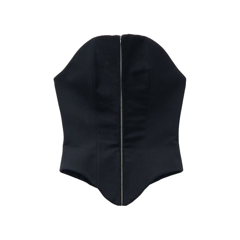 Corsetto Aries Oves in lana nera di Alexander McQueen