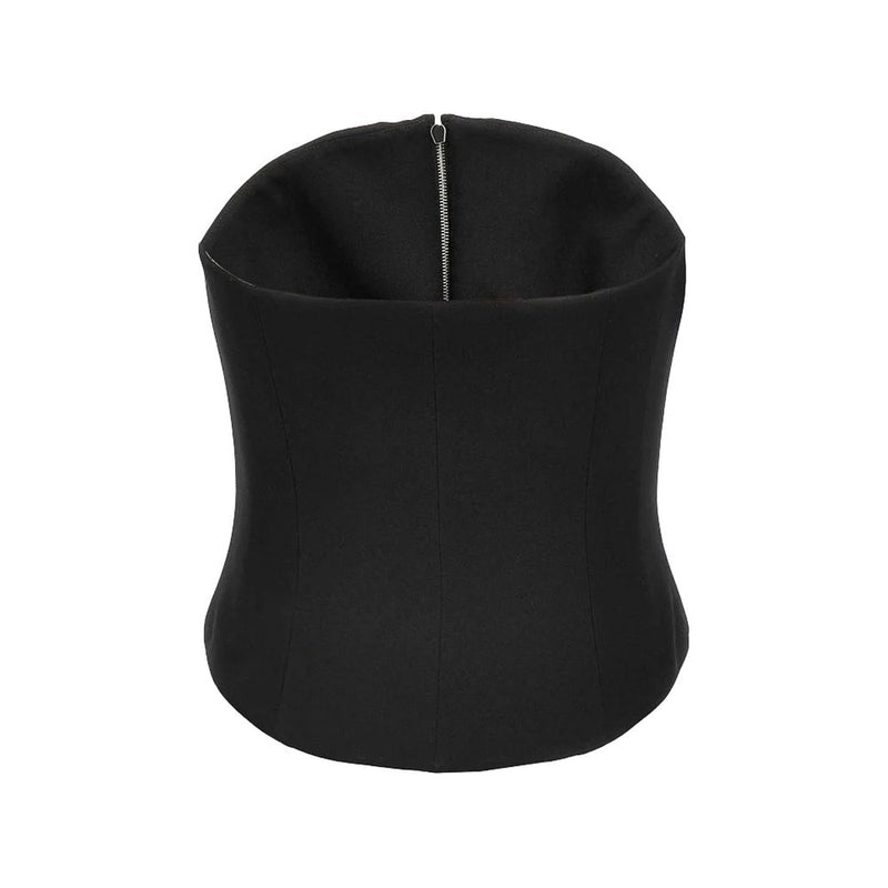 Corsetto Aries Oves in lana nera di Alexander McQueen