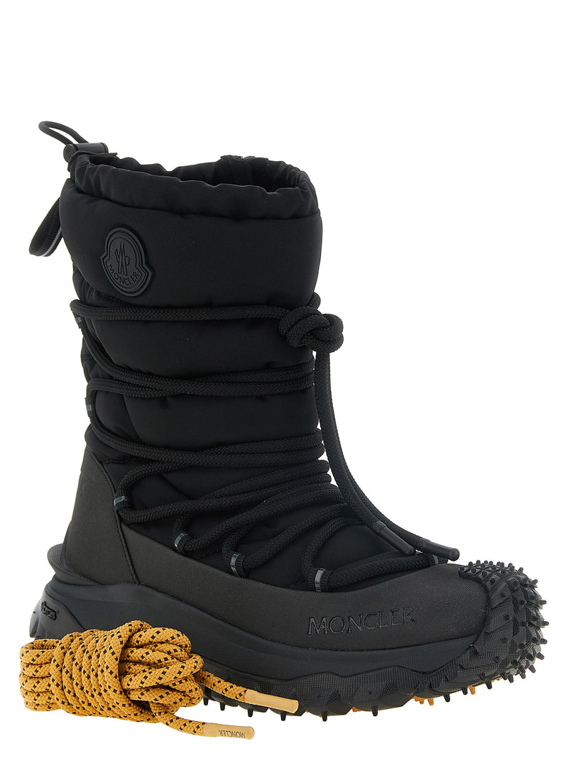 Botas de poliamida com cadarço Moncler masculinas
