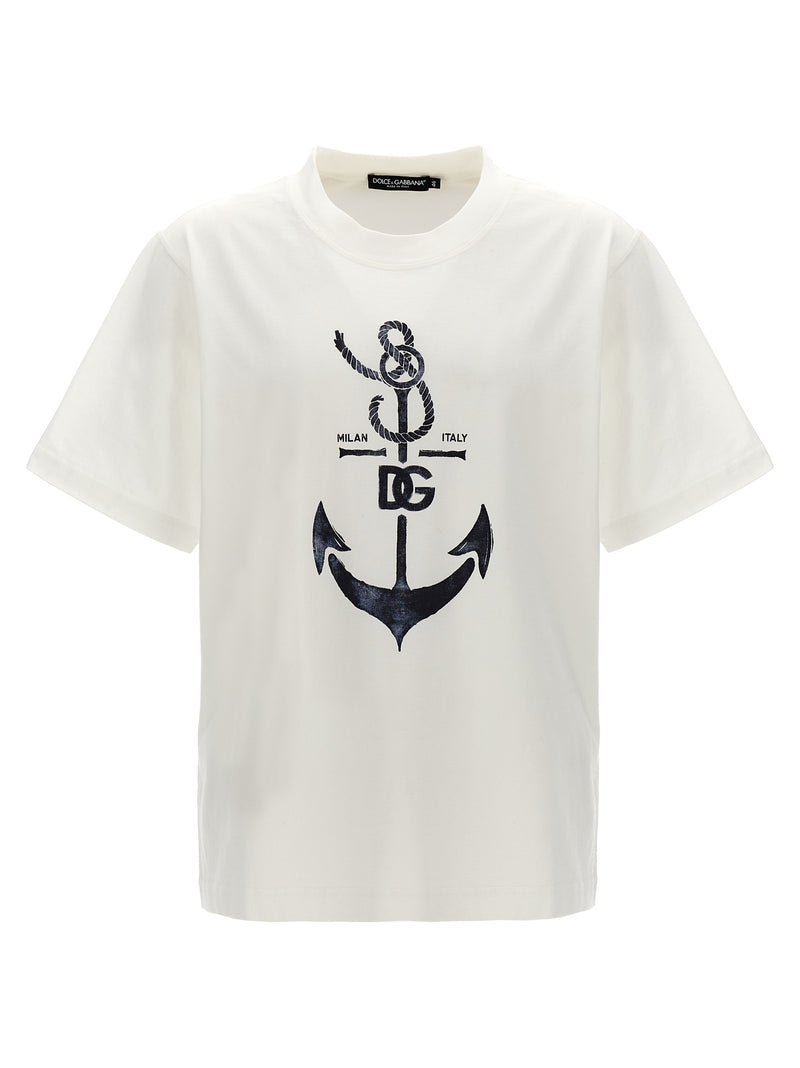 Camiseta de algodão Dolce & Gabbana para homens