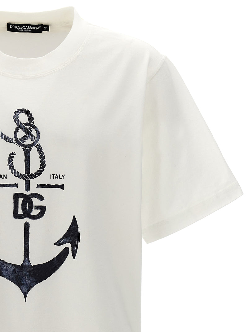 Camiseta de algodão Dolce & Gabbana para homens