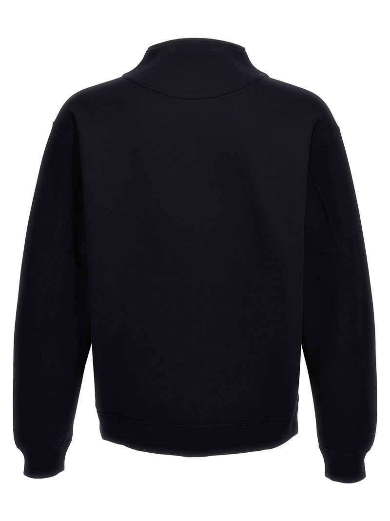 Felpa in cotone Dolce & Gabbana blu da uomo