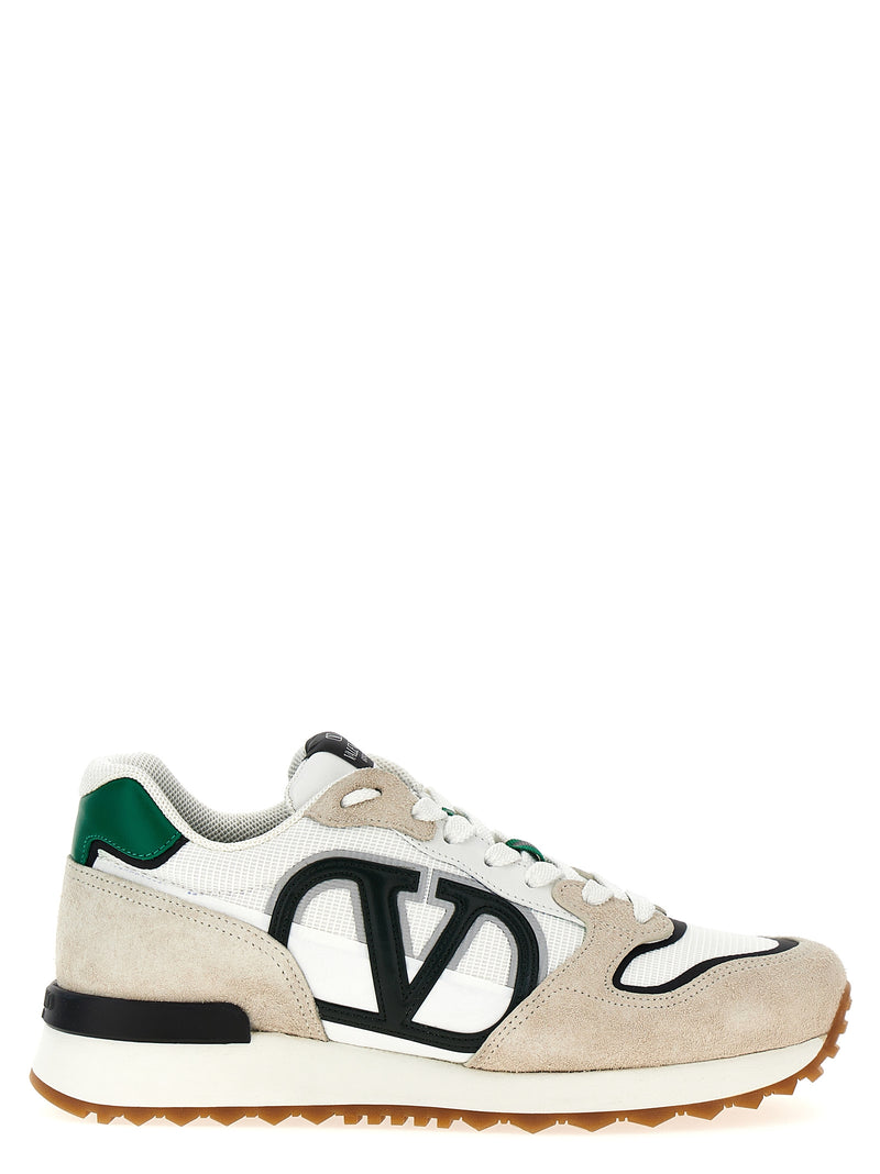 Sneakers sportive in pelle di vitello Valentino Garavani multicolore da uomo