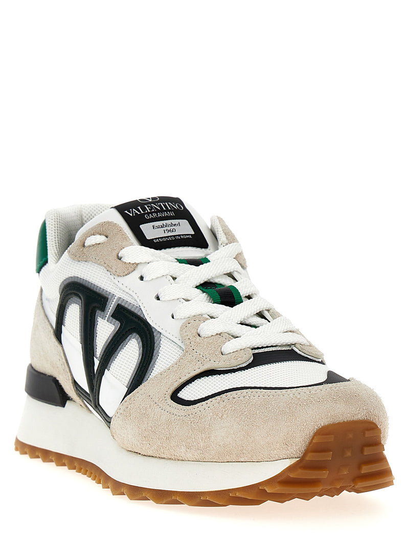 Sneakers sportive in pelle di vitello Valentino Garavani multicolore da uomo