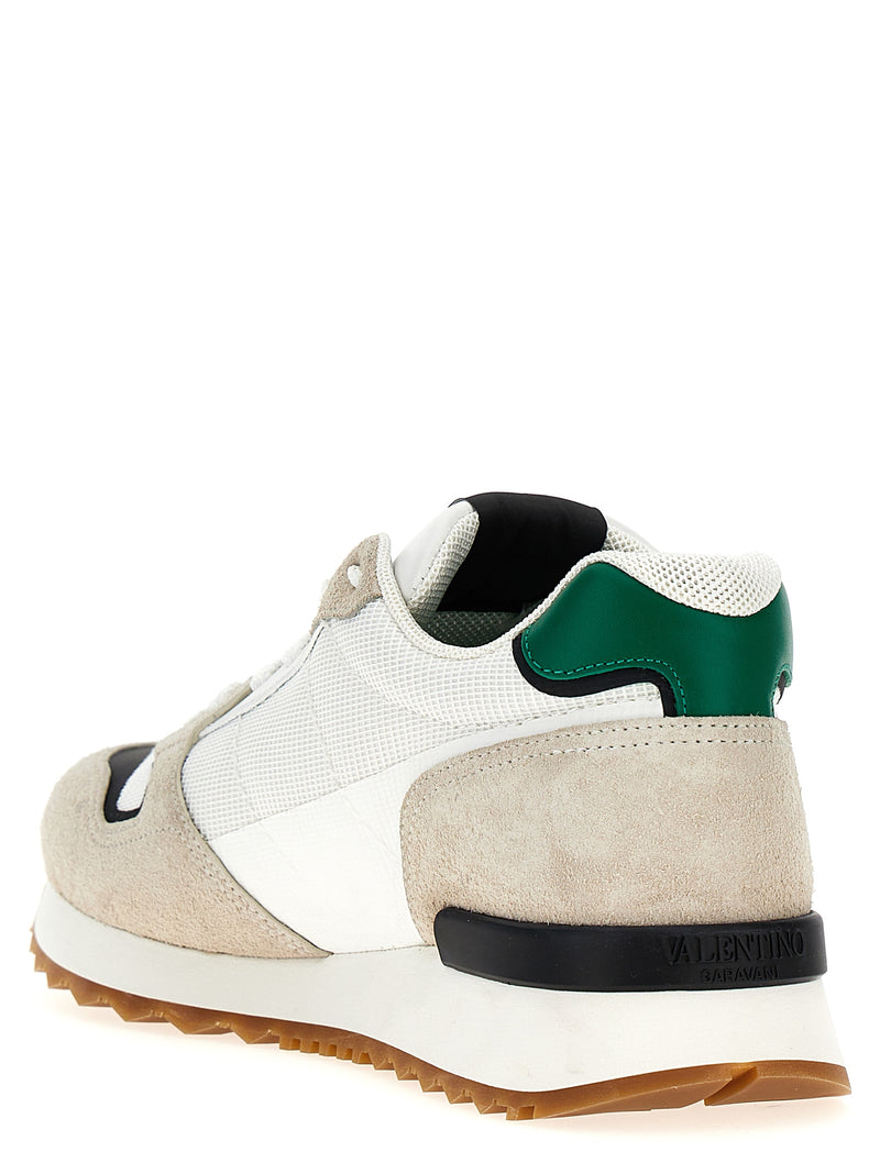 Sneakers sportive in pelle di vitello Valentino Garavani multicolore da uomo