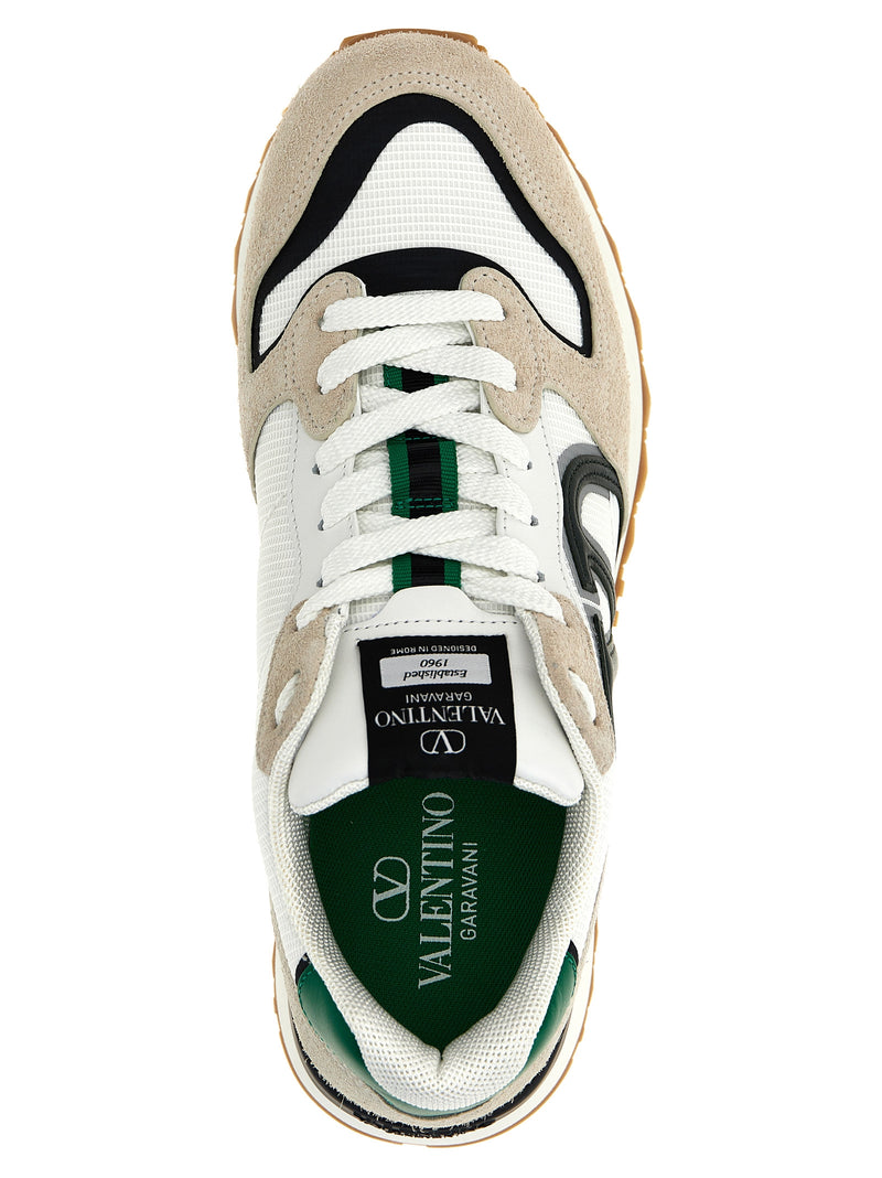 Sneakers sportive in pelle di vitello Valentino Garavani multicolore da uomo