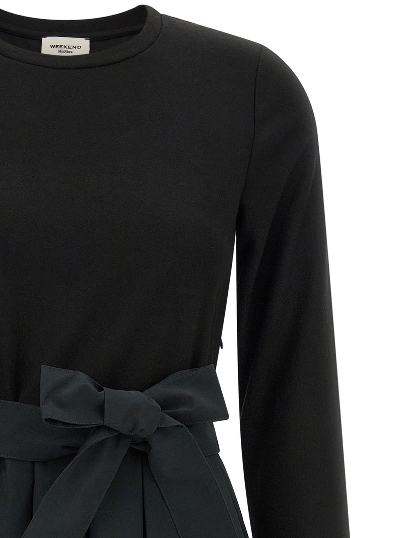 Max Mara Black Viscose Long Dress