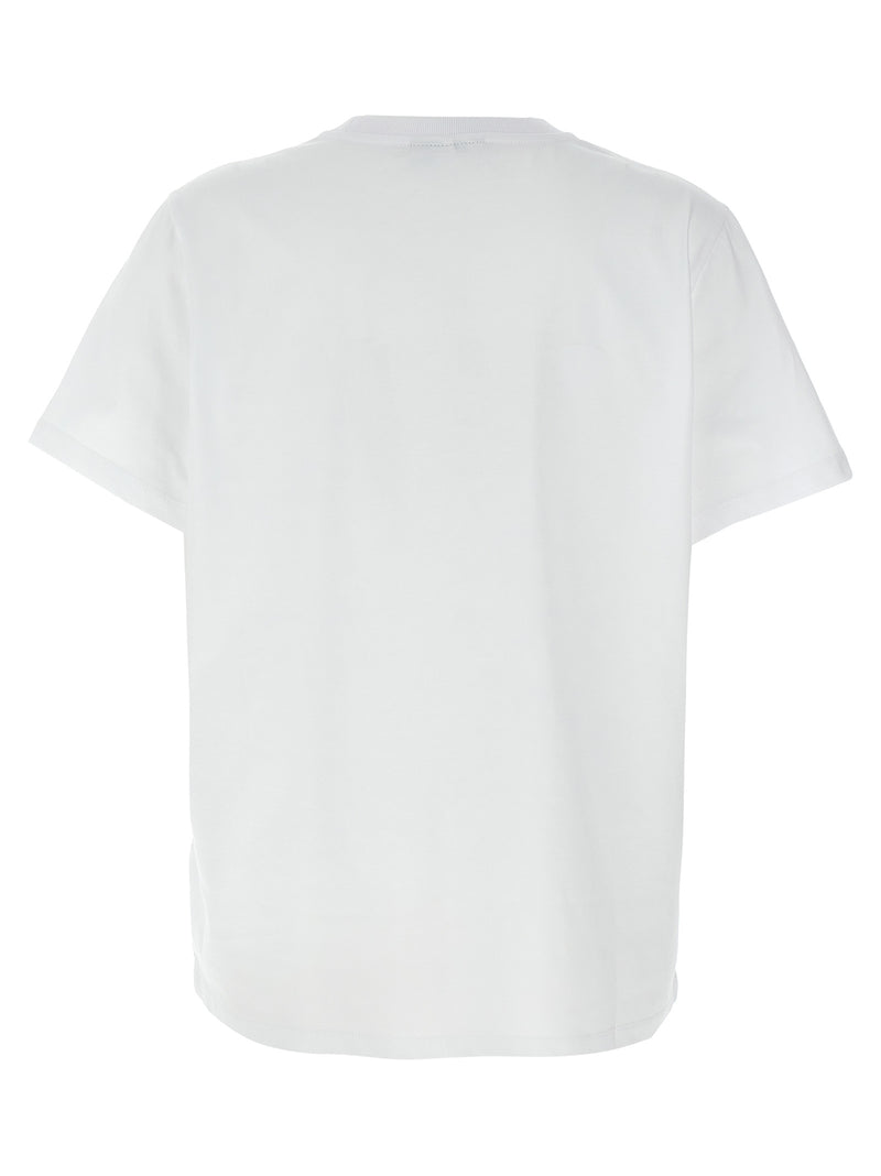 Ganni White Cotton T-Shirt