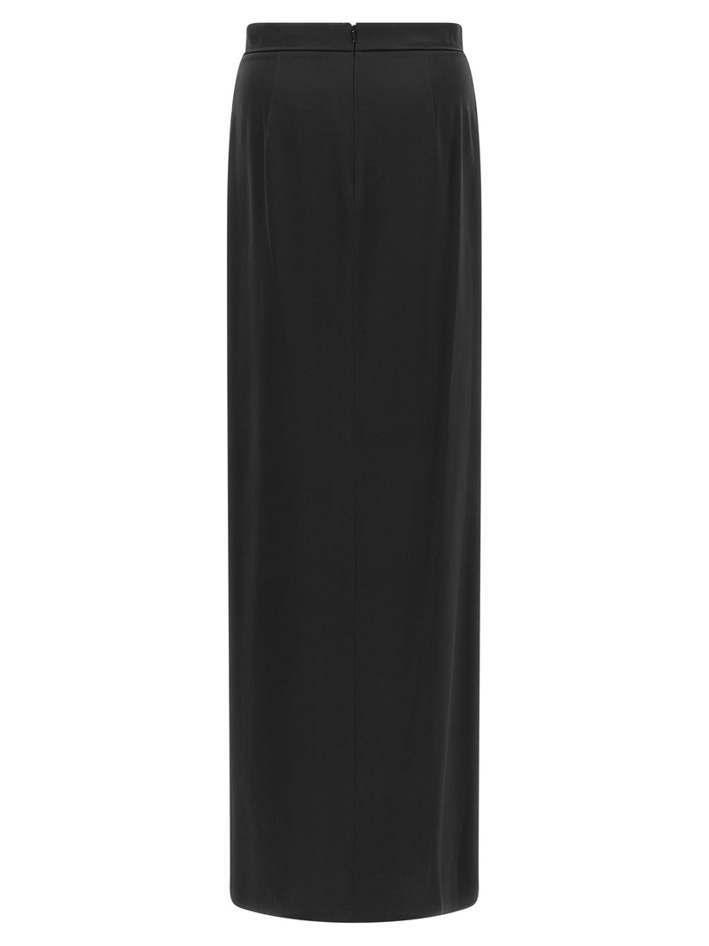 Max Mara Black Silk Mini Skirt