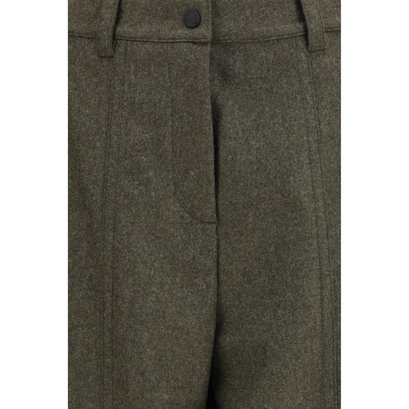 Moncler Grenoble Bicolor Wool Oves Aries Casual Pants