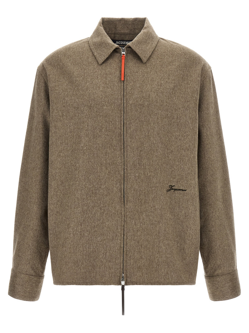 Blouse en laine vierge Jacquemus pour homme
