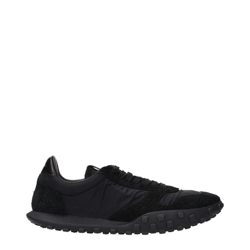 Jil Sander Black Fabric Sneakers