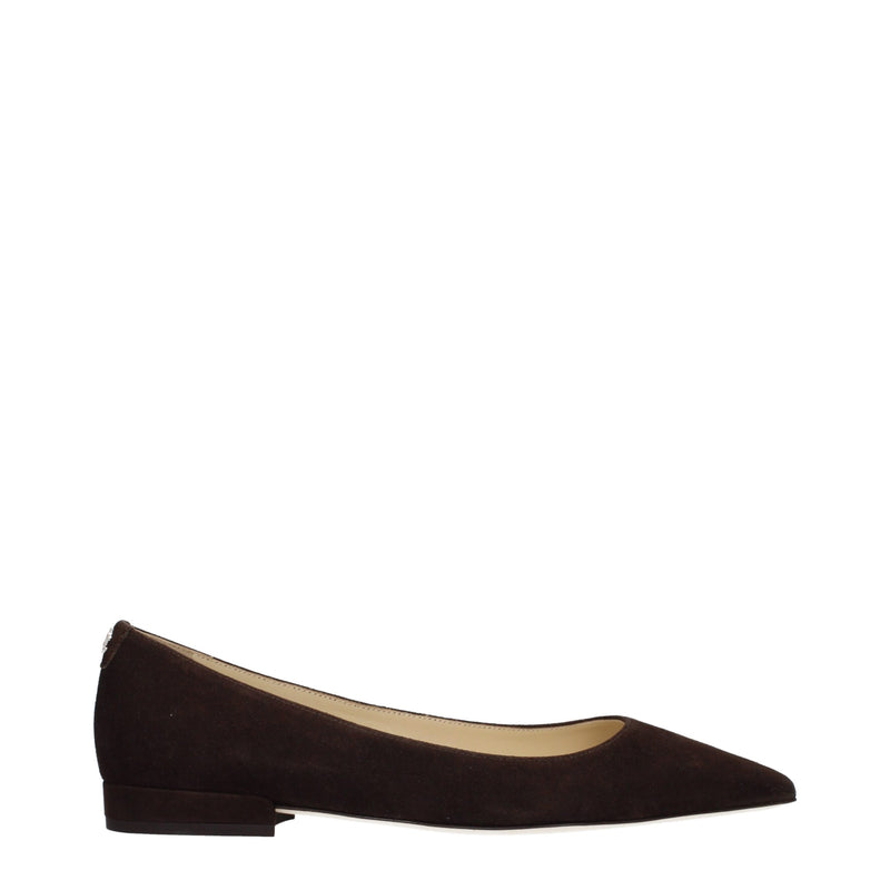 Bailarinas de piel de Jimmy Choo para mujer