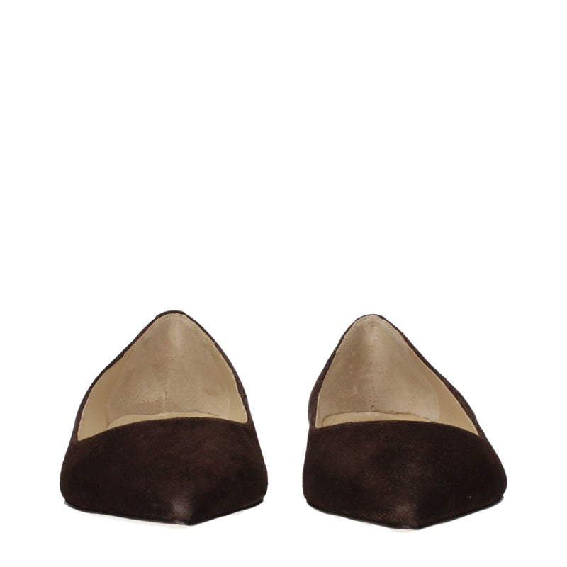 Bailarinas de piel de Jimmy Choo para mujer