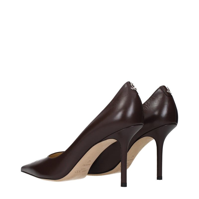 Escarpins à talons hauts en cuir Jimmy Choo pour femme