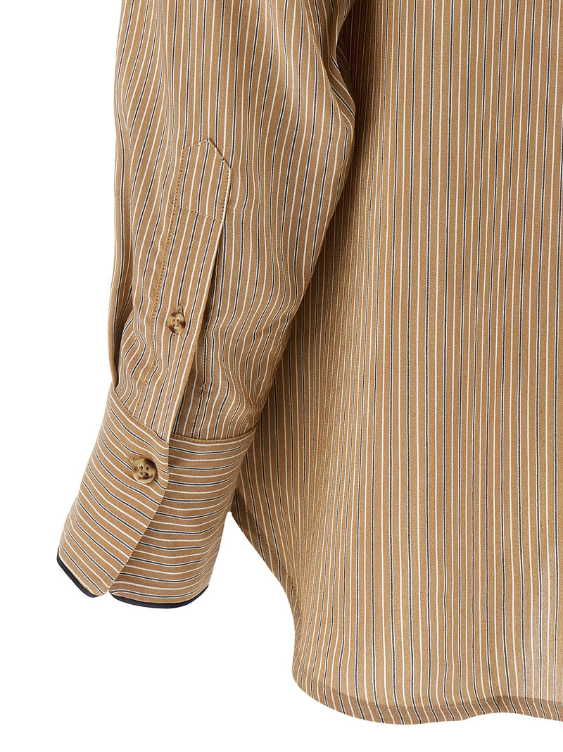 Victoria Beckham Piping Detail Pyjama Shirt | Urbalenti... | Urbalenti™ NYC