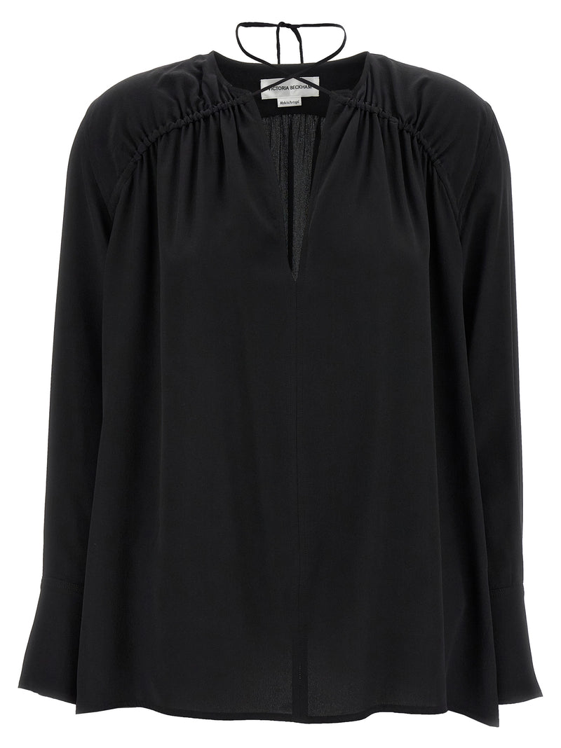Victoria Beckham Victoria Beckham Blusa con lazo fruncido