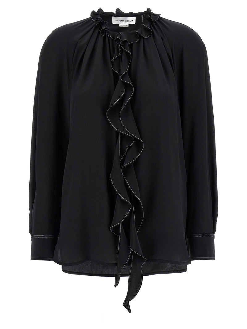 Victoria Beckham Ruffle Blouse | Urbalenti™ NYC