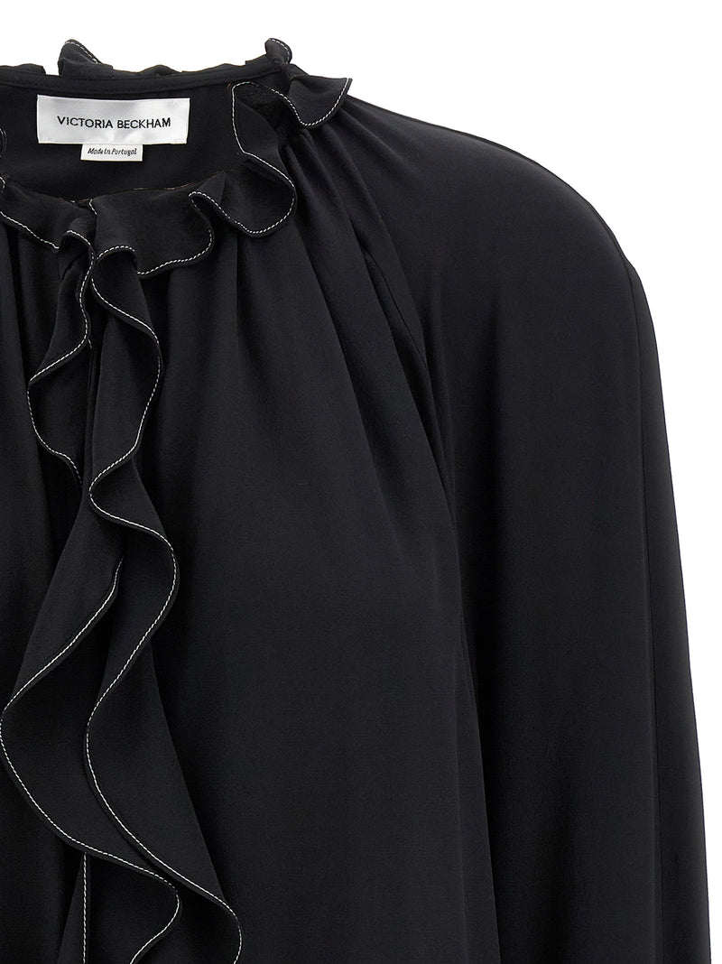 Victoria Beckham Ruffle Blouse | Urbalenti™ NYC