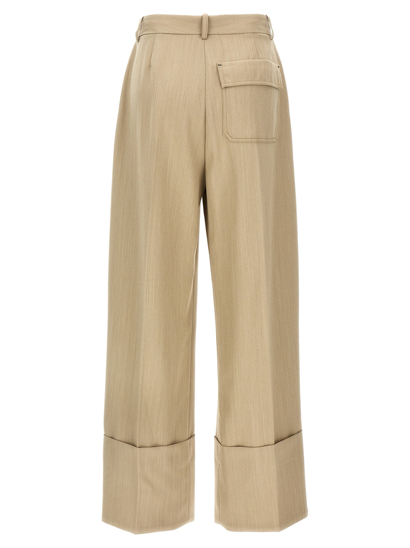 Victoria Beckham Victoria Beckham Maxi Turn-up Pants