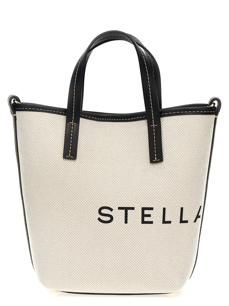 Sac cabas beige en polyamide Stella McCartney