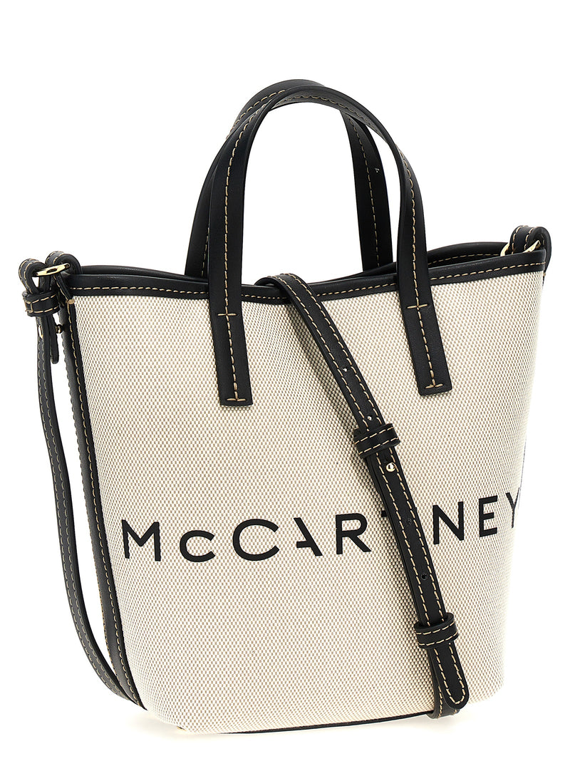 Sac cabas beige en polyamide Stella McCartney