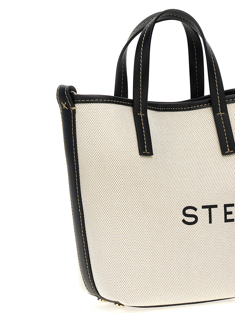 Sac cabas beige en polyamide Stella McCartney
