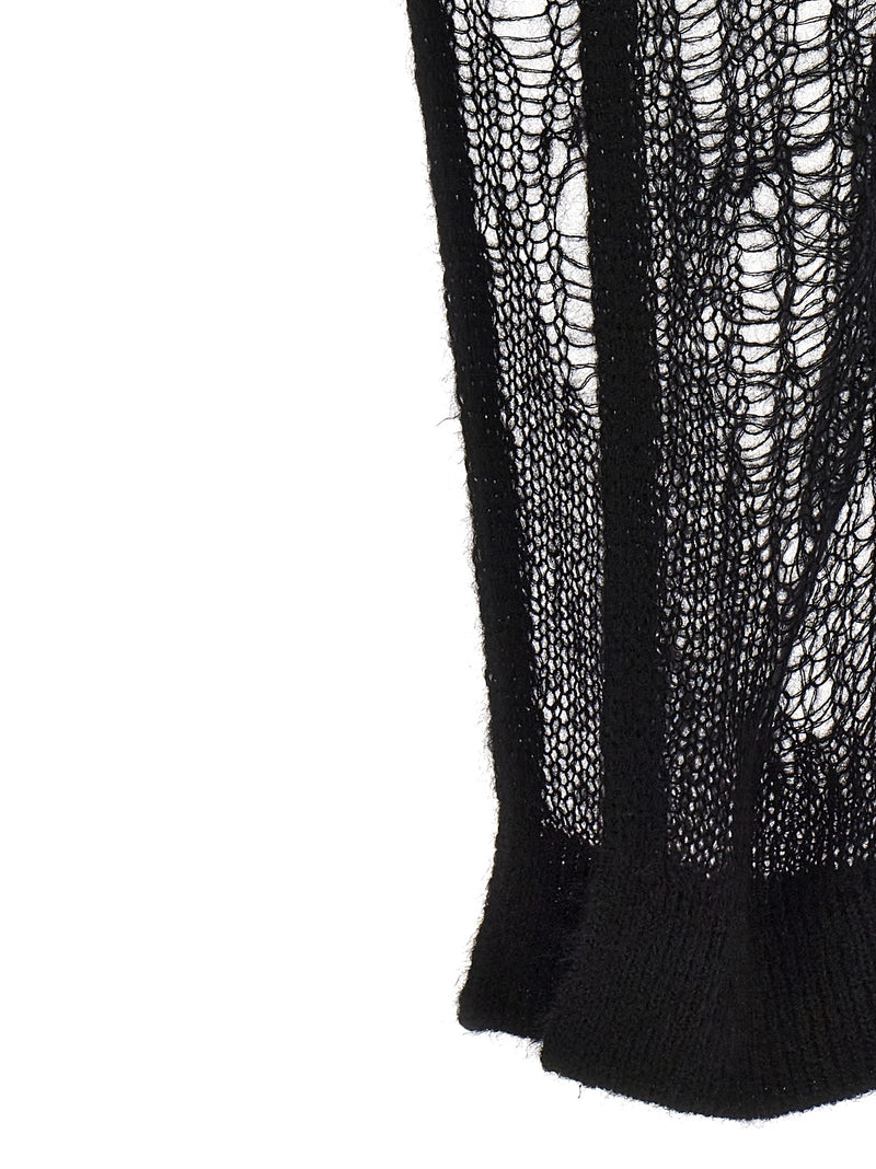 Minigonna in nylon nera Rick Owens