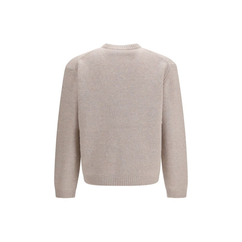 Suéter de lã com raposa vestida Maison Kitsuné para homens