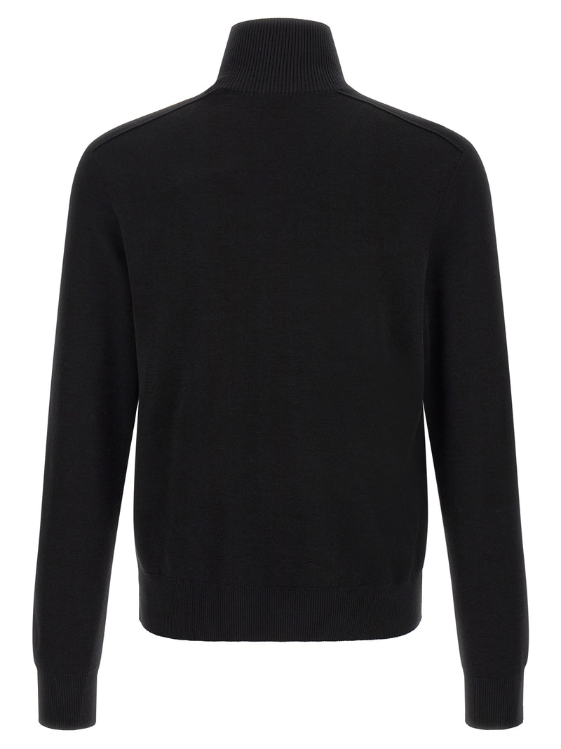 Cardigan en laine noire Burberry