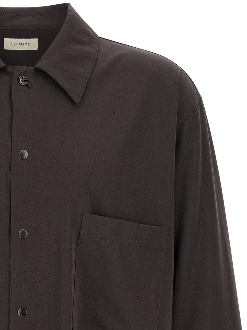 Blusa de lã marrom Lemaire